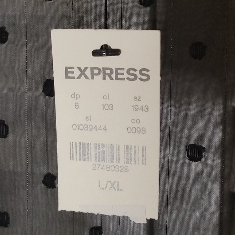 Express Sheer Swiss Dot Kimono Cover-Up L/XL NWT - Picture 16 of 16